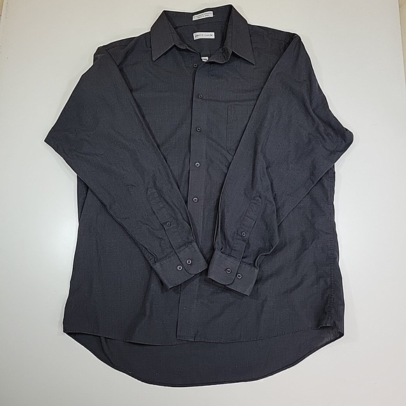 Pierre Cardin Other - Pierre Cardin Men's Black Dress Button Shirt Size 16-16.5 34/35